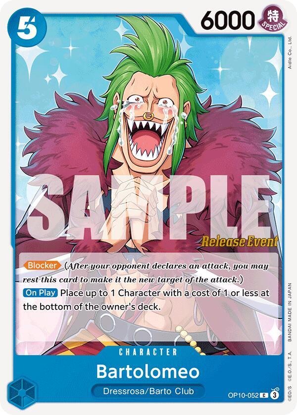 Bartolomeo OP10-052 Royal Blood Release Event Cards Card