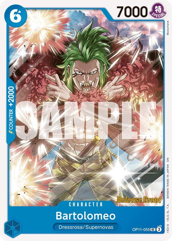 Bartolomeo OP11-055 A Fist of Divine Speed Release Event Cards Card