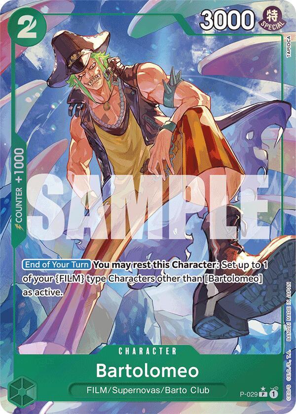 Bartolomeo (P-029) (Full Art) P-029 Premium Booster -The Best- Card