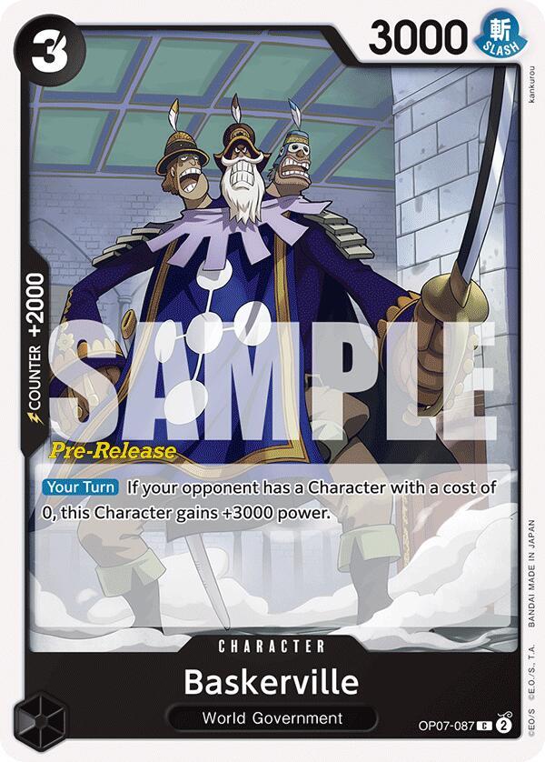 Baskerville OP07-087 500 Years in the Future Pre-Release Cards Card