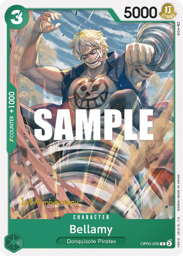 Bellamy OP05-035 Awakening of the New Era: 1st Anniversary Tournament Cards Card