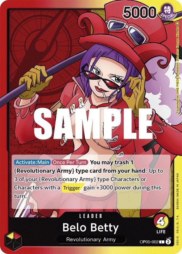 Belo Betty (002) OP05-002 Awakening of the New Era Card