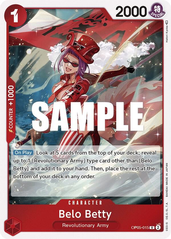 Belo Betty (015) OP05-015 Awakening of the New Era Card
