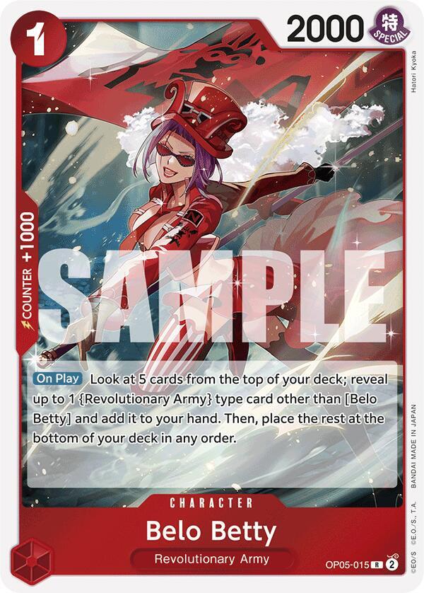 Belo Betty (OP05-015) (Reprint) OP05-015 Premium Booster -The Best- Card