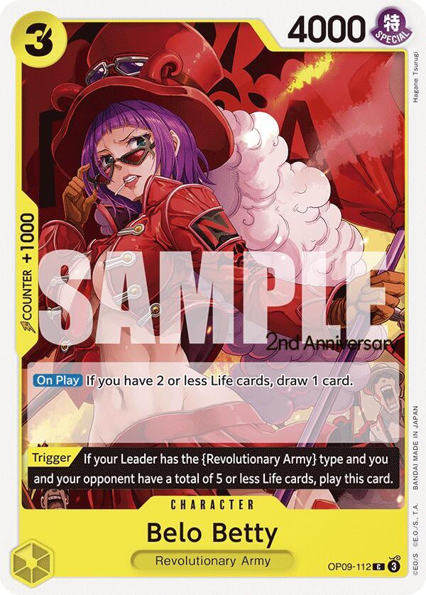 Belo Betty OP09-112 Emperors in the New World: 2nd Anniversary Tournament Cards Card