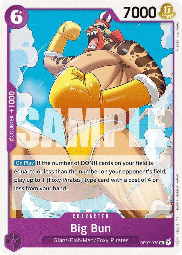 Big Bun OP07-070 500 Years in the Future Card