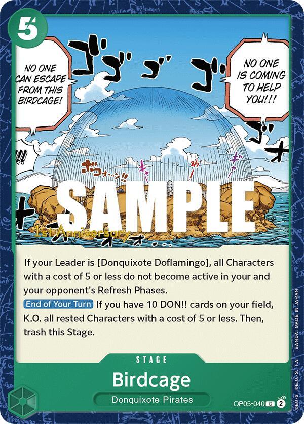 Birdcage OP05-040 Awakening of the New Era: 1st Anniversary Tournament Cards Card