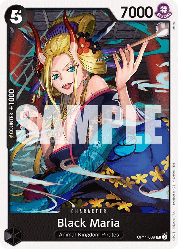 Black Maria OP11-089 A Fist of Divine Speed Card