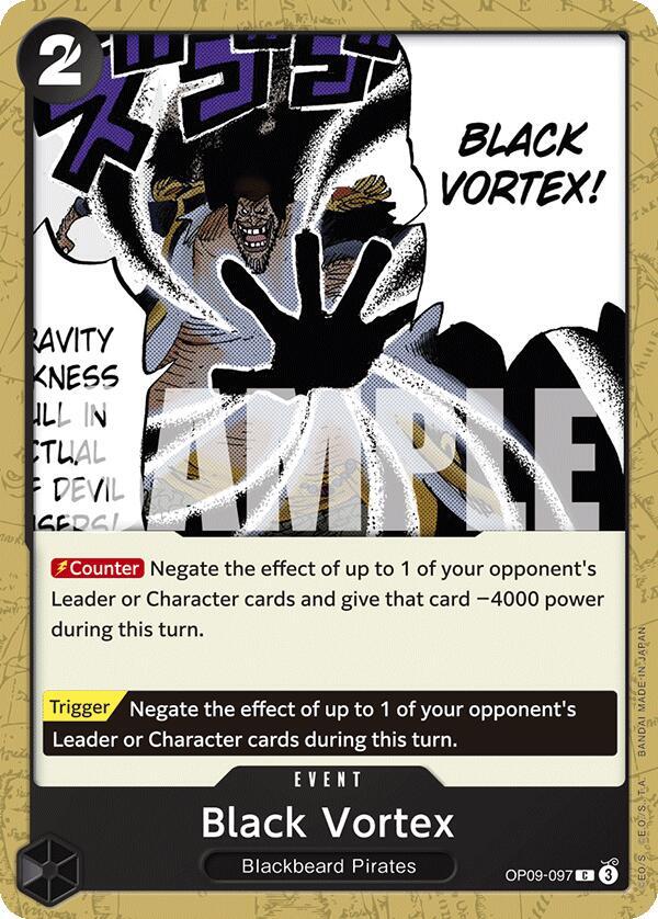 Black Vortex OP09-097 Emperors in the New World Card