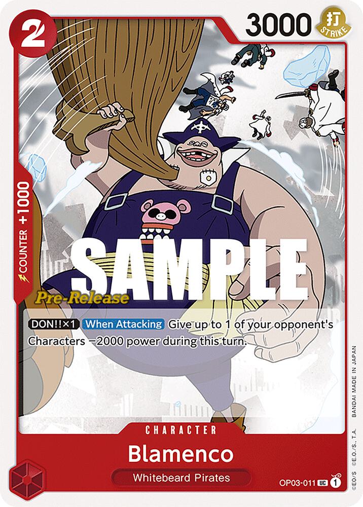 Blamenco OP03-011 Pillars of Strength Pre-Release Cards Card
