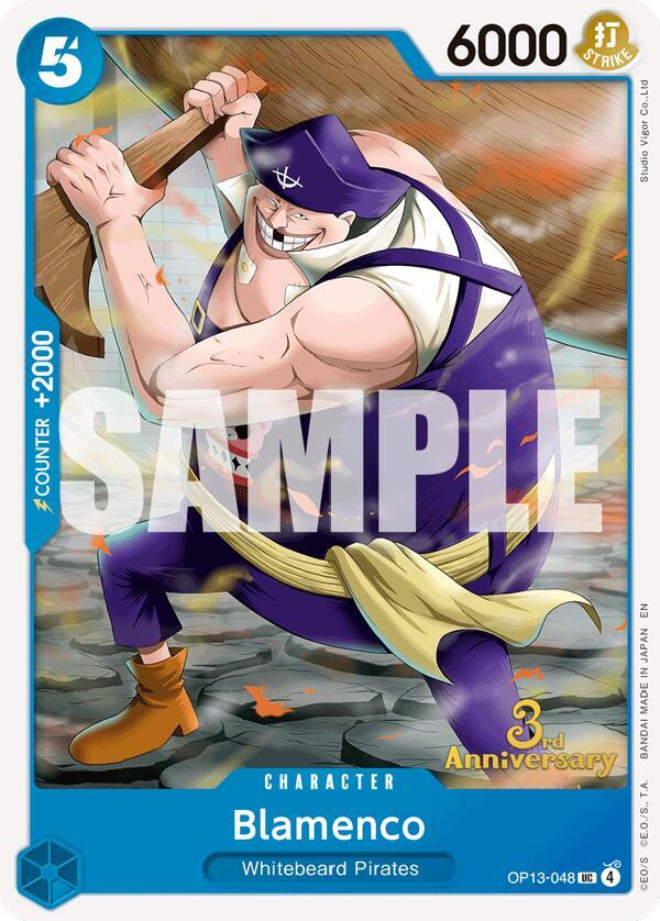 Blamenco OP13-048 Carrying On His Will: 3rd Anniversary Tournament Cards Card