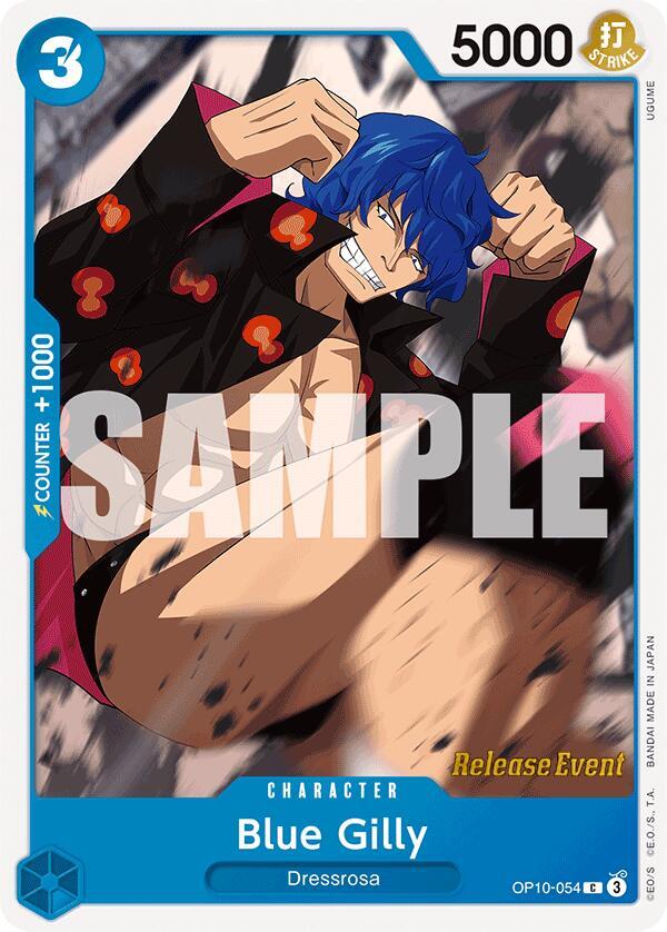 Blue Gilly OP10-054 Royal Blood Release Event Cards Card