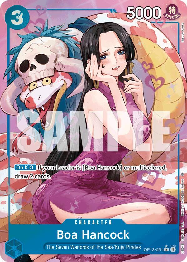 Boa Hancock (Alternate Art) OP13-051 Carrying On His Will Card