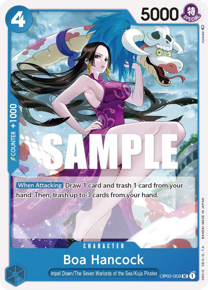 Boa Hancock OP02-059 Paramount War Card