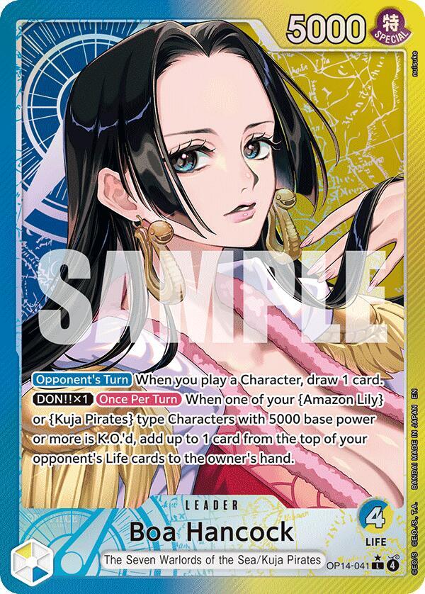 Boa Hancock - OP14-041 (Alternate Art) OP14-041 The Azure Sea's Seven Card