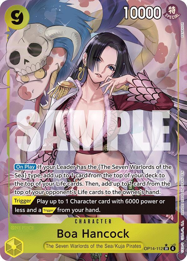 Boa Hancock - OP14-112 (Alternate Art) OP14-112 The Azure Sea's Seven Card