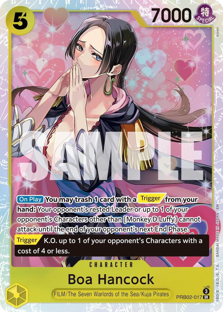 Boa Hancock PRB02-017 Premium Booster -The Best- Vol. 2 Card