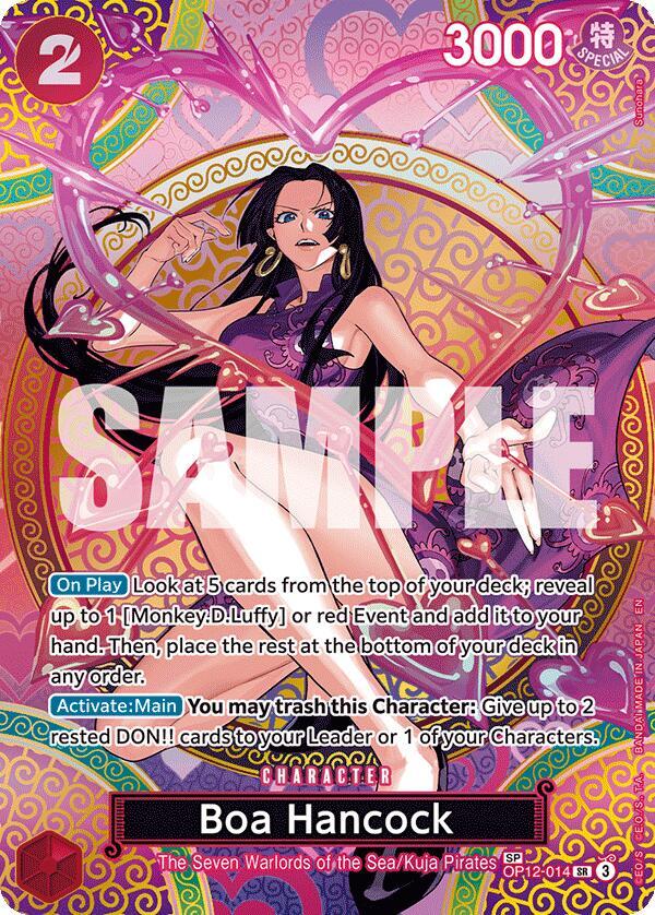 Boa Hancock (SP) OP12-014 Adventure on Kami's Island Card