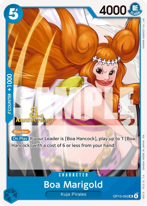 Boa Marigold OP13-052 Carrying On His Will: 3rd Anniversary Tournament Cards Card