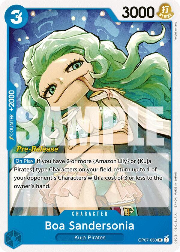 Boa Sandersonia OP07-050 500 Years in the Future Pre-Release Cards Card