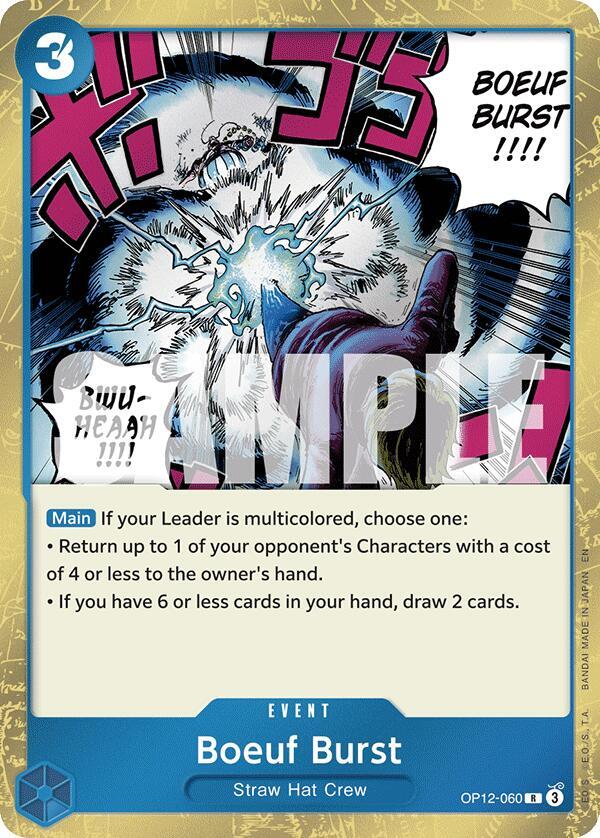 Boeuf Burst OP12-060 Legacy of the Master Card