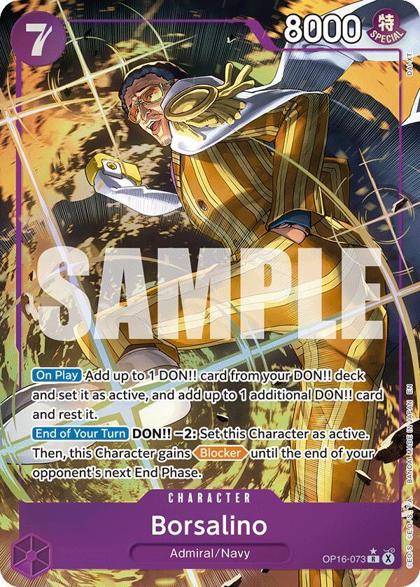 Borsalino (Alternate Art) OP16-073 The Time of Battle Card