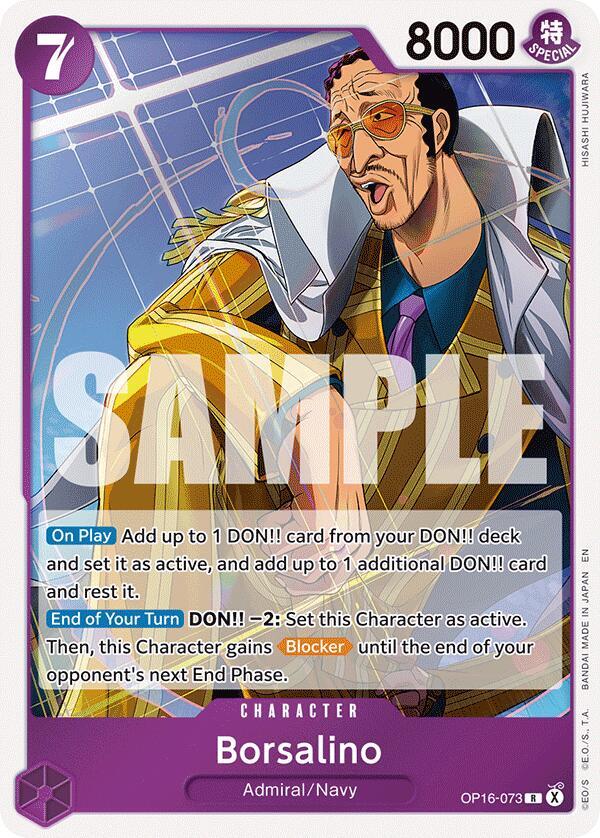 Borsalino OP16-073 The Time of Battle Card