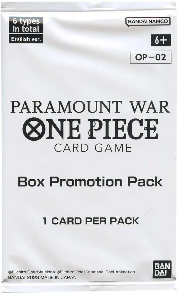 Box Promotion Pack Paramount War Card
