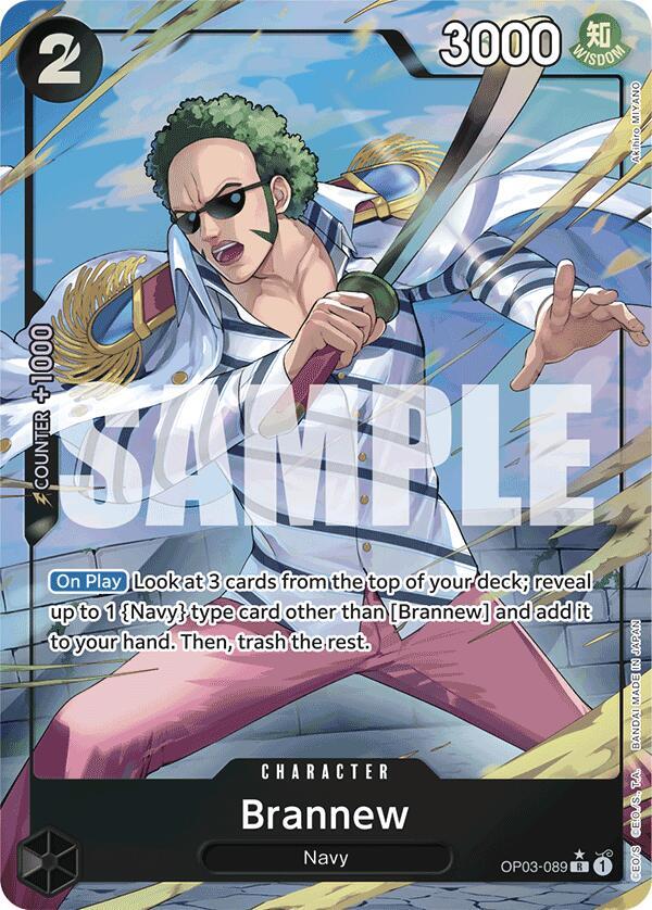 Brannew (Alternate Art) OP03-089 Premium Booster -The Best- Card