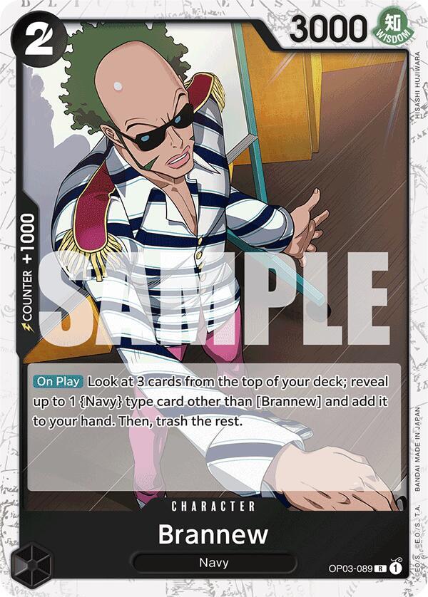 Brannew (Jolly Roger Foil) OP03-089 Premium Booster -The Best- Card
