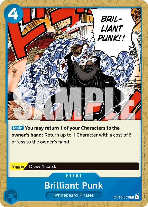 Brilliant Punk OP13-059 Carrying On His Will Card