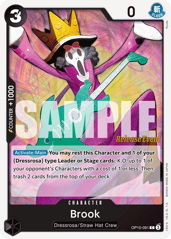 Brook (091) OP10-091 Royal Blood Release Event Cards Card