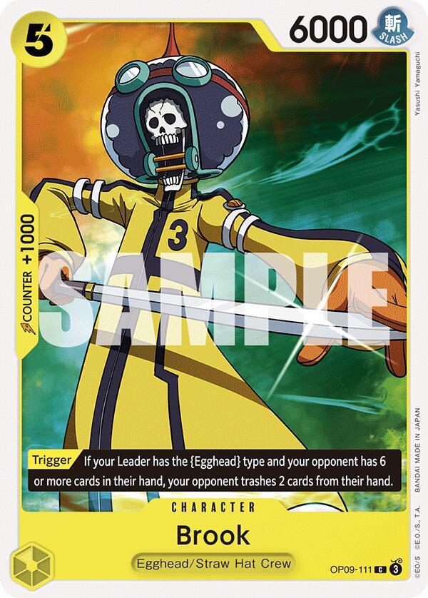 Brook (111) OP09-111 Emperors in the New World Card