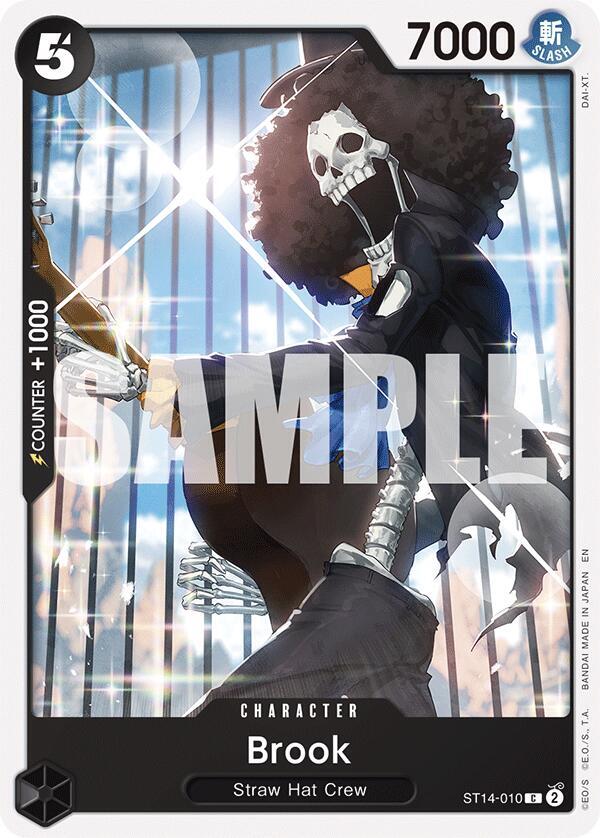 Brook (Reprint) ST14-010 Starter Deck 26: PURPLE/BLACK Monkey.D.Luffy Card