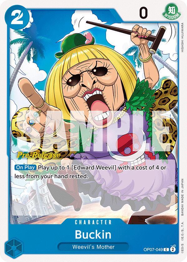 Buckin OP07-049 500 Years in the Future Pre-Release Cards Card