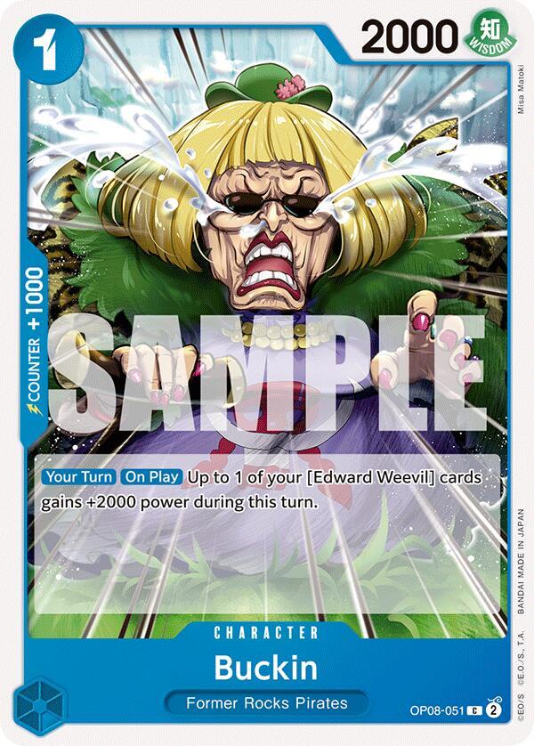 Buckin OP08-051 Two Legends Card