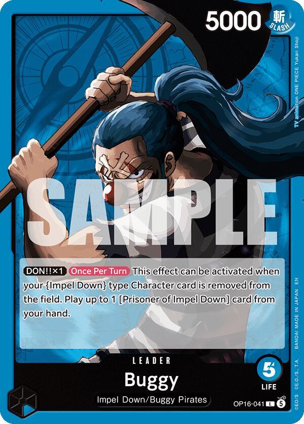 Buggy (041) OP16-041 The Time of Battle Card