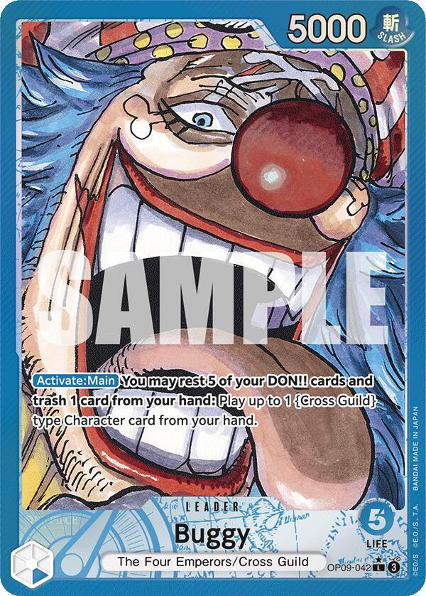 Buggy (042) (Parallel) OP09-042 Emperors in the New World Card