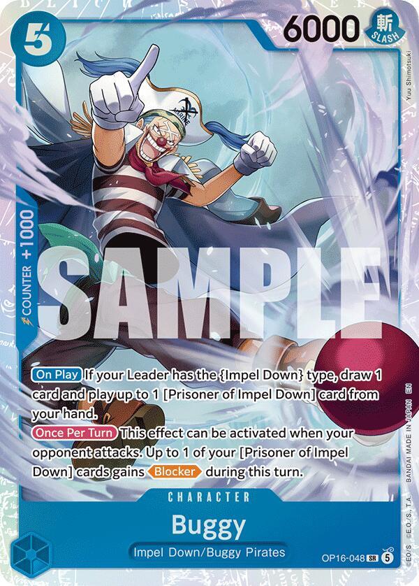 Buggy (048) OP16-048 The Time of Battle Card