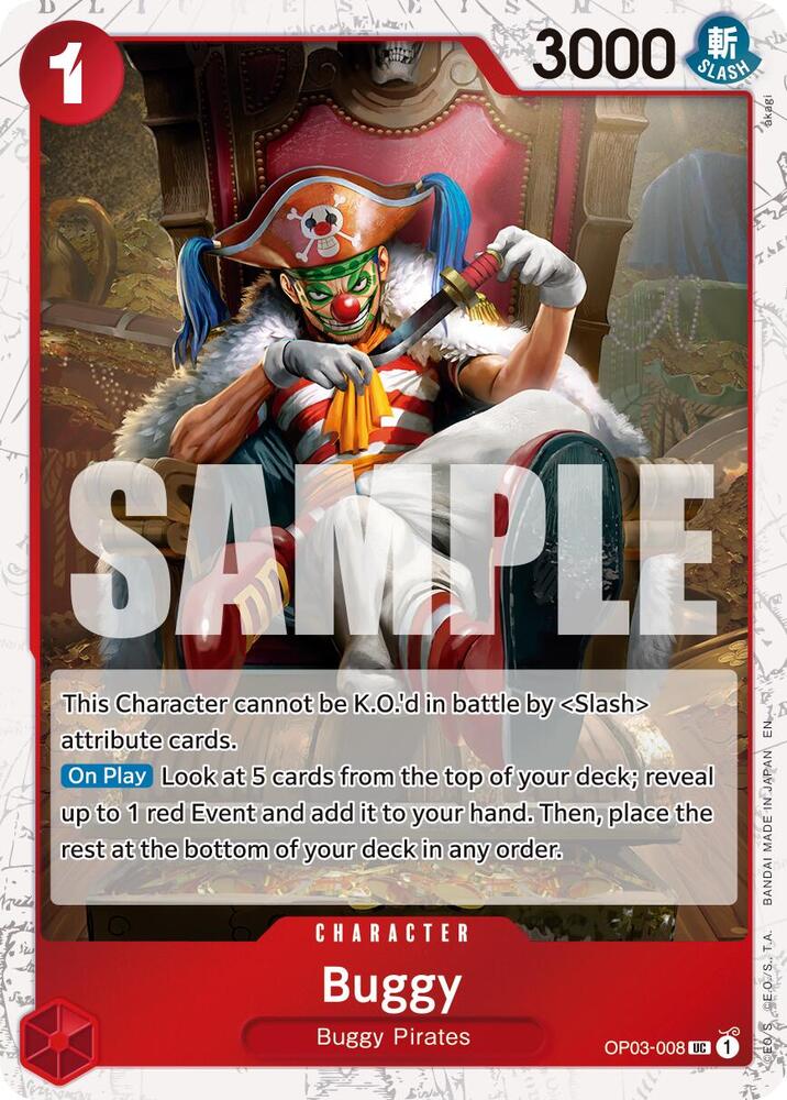 Buggy - OP03-008 (Pirate Foil) OP03-008 Premium Booster -The Best- Vol. 2 Card
