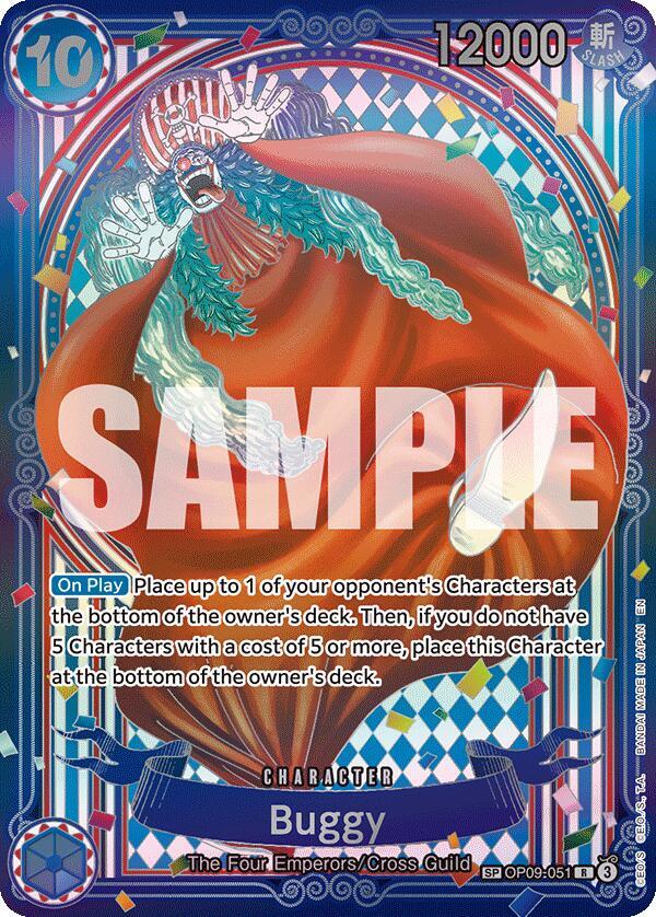 Buggy - OP09-051 (SP) OP09-051 The Azure Sea's Seven Card