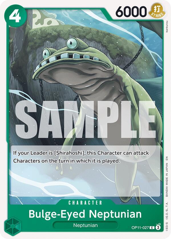 Bulge-Eyed Neptunian OP11-027 A Fist of Divine Speed Card