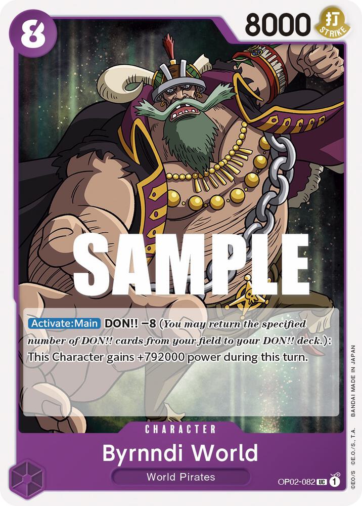 Byrnndi World OP02-082 Paramount War Card