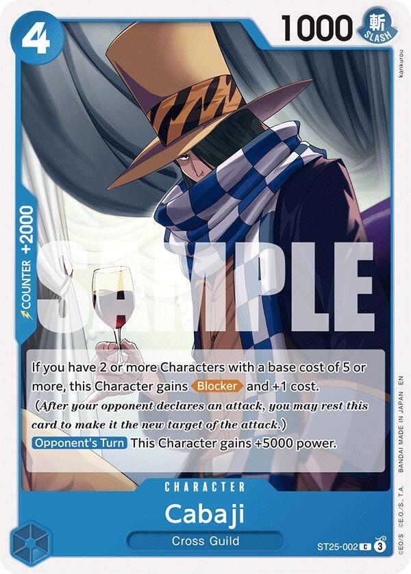 Cabaji ST25-002 Starter Deck 25: BLUE Buggy Card