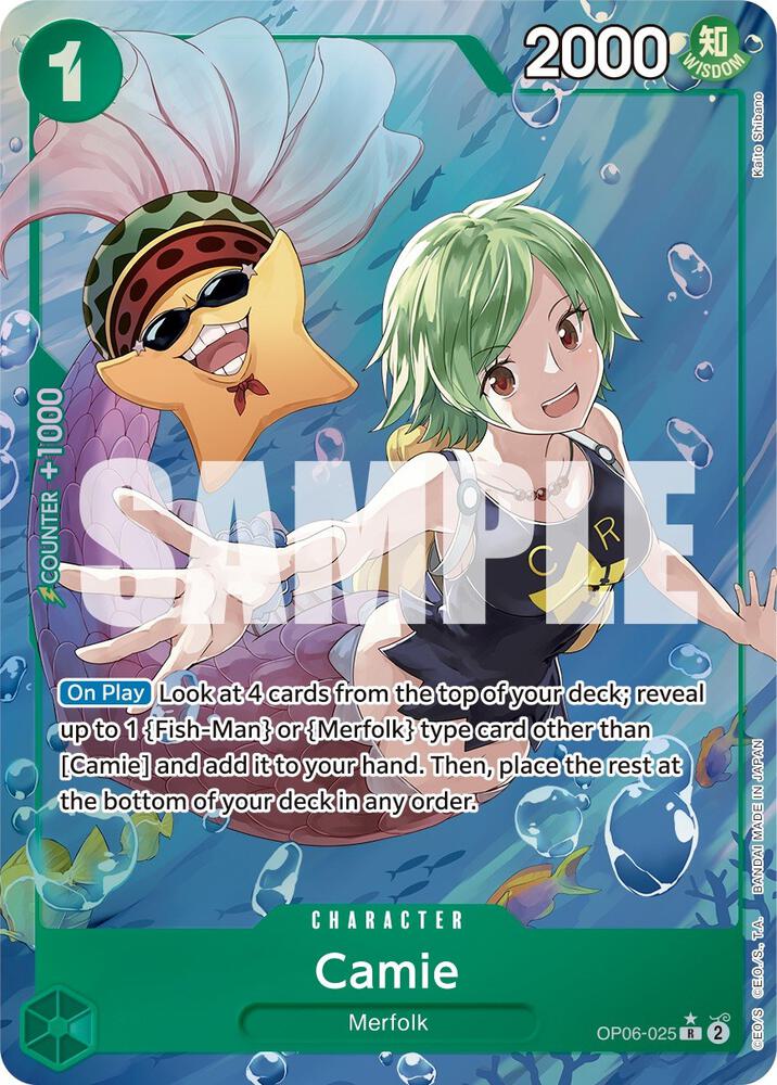 Camie (Alternate Art) OP06-025 Wings of the Captain Card