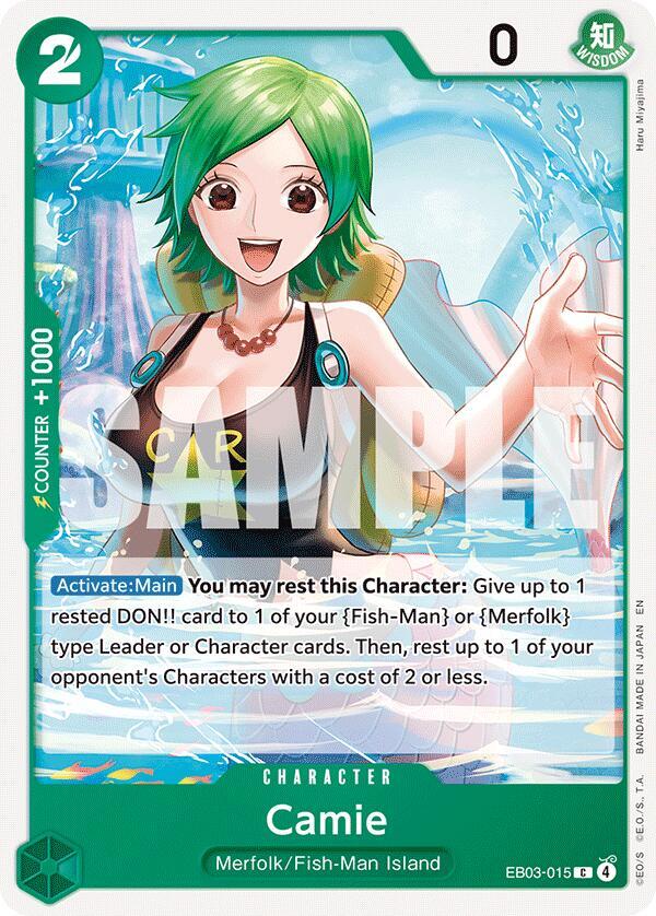 Camie EB03-015 Extra Booster: One Piece Heroines Edition Card