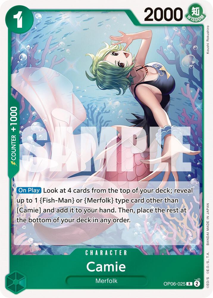 Camie OP06-025 Wings of the Captain Card