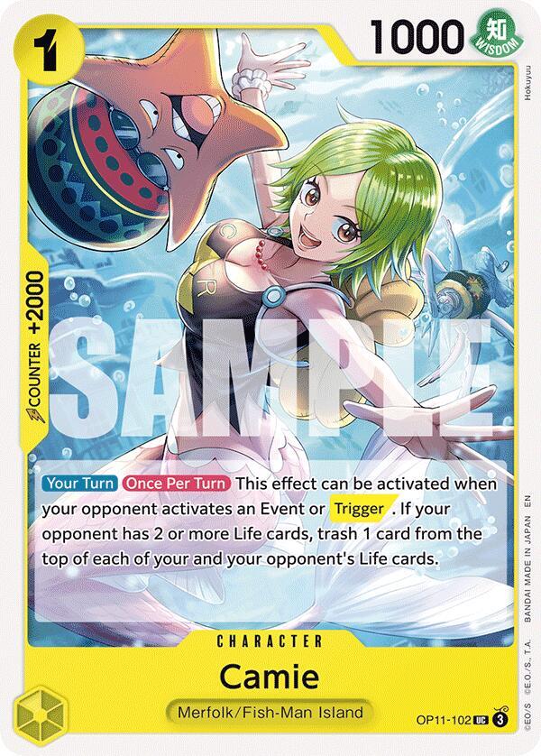 Camie OP11-102 A Fist of Divine Speed Card