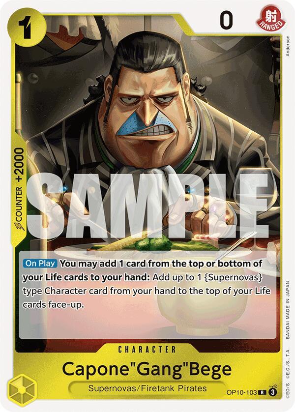 Capone"Gang"Bege OP10-103 Royal Blood Card