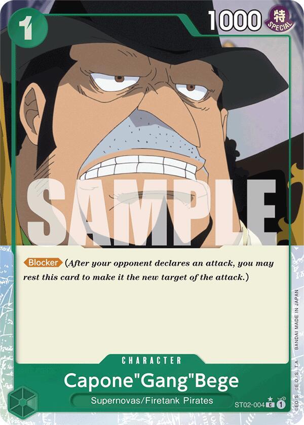Capone"Gang"Bege (ST02-004) (Full Art) ST02-004 Premium Booster -The Best- Card
